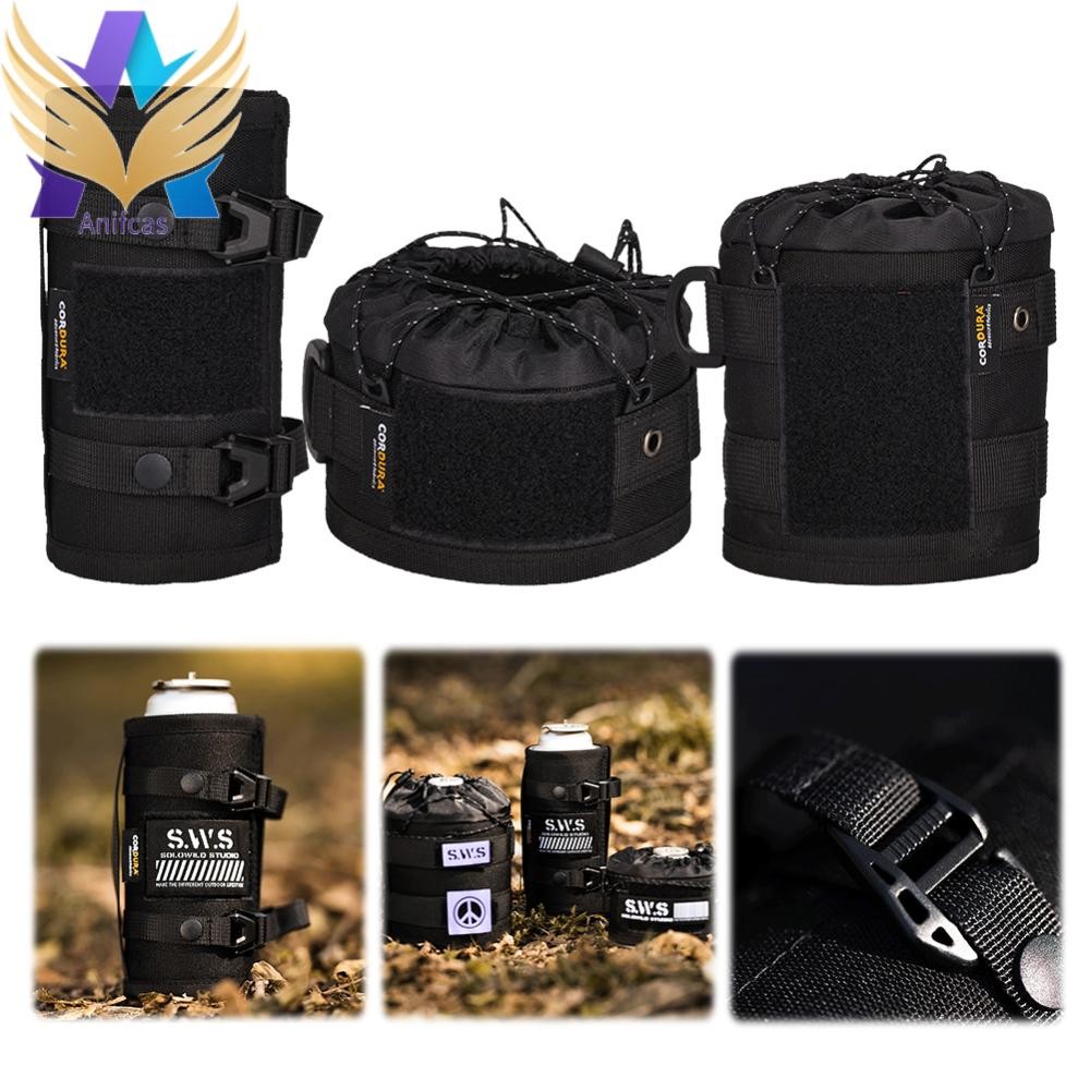 ฝาครอบป้องกันแก๊สแคมป์ปิ้ง Anti-Fall Outdoor Gas กระบอกแขน Camping Tools