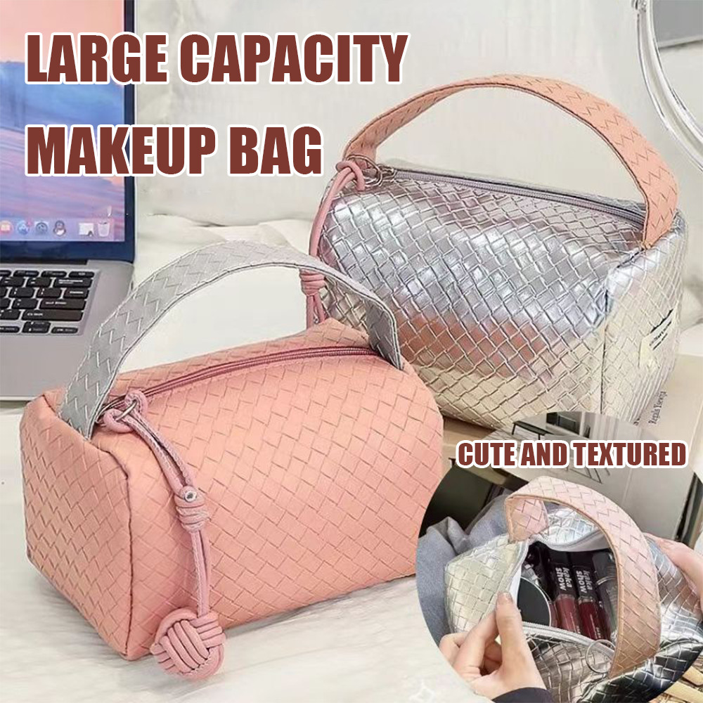 Tia la home กระเป๋าเครื่องสําอางกระเป๋าเครื่องสําอางกันน้ําแบบพกพาความจุขนาดใหญ่