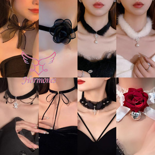 Hormones 🌜🌜 สร้อยคอสั้น สร้อยคอที่สวยงาม ปรับเปลี่ยนส่วนโค้ง…