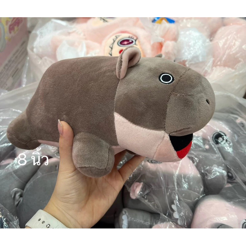 🦛จัดส่งทันที🦛ตุ๊กตา moo deng hippo plush ฮิปโป้เด้ง ตุ๊กตาฮิปโปหมูของเล่นตุ๊กตาฮิปโปของขวัญวันเกิดตุ๊กตาหมู