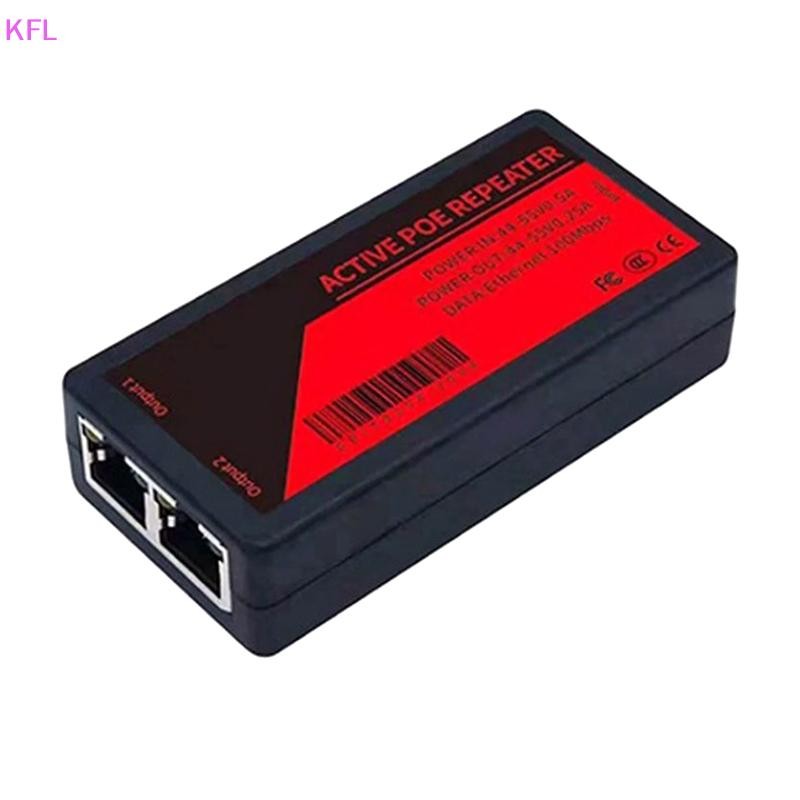 (KFL) 1 ชิ้น 2 พอร์ต Poe Extender สําหรับ Ip Port Max ขยาย 100M Transmission Extender สําหรับกล้อง Ip ขายร้อน