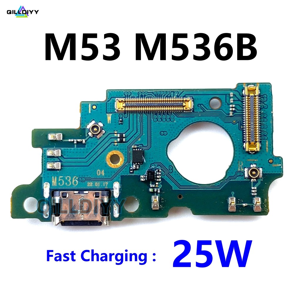 1pcs สําหรับ Samsung Galaxy M53 5G M536B M536B/DS M536B/DSN USB ชาร์จ Connector Board Charger ประเภท