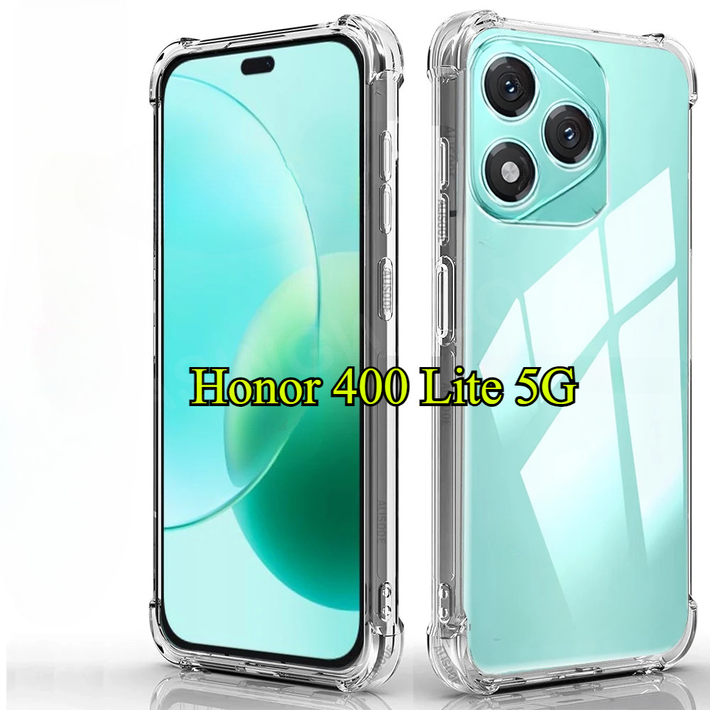 สําหรับ Honor 400 Lite 2025 โปร่งใสกันกระแทกปกหลังสําหรับ Honor X8d X8b X8c 400 400Lite 400Pro 200 4