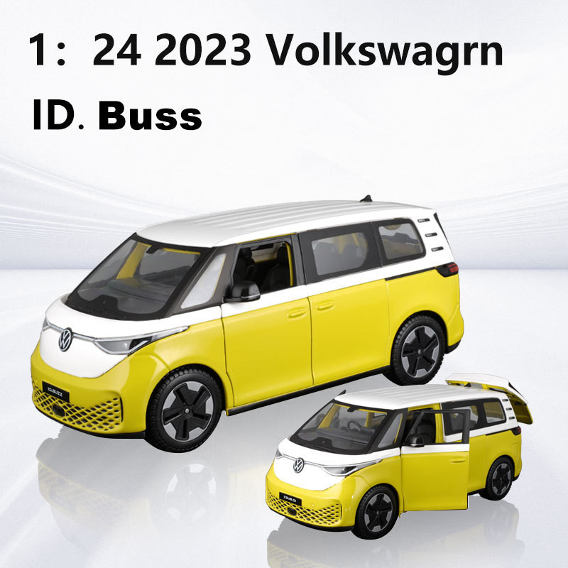 Maisto 1:24 2023 Volkswagen Busจําลองรถโลหะผสมรุ่นคอลเลกชันของขวัญของเล่นเด็กผู้ชาย