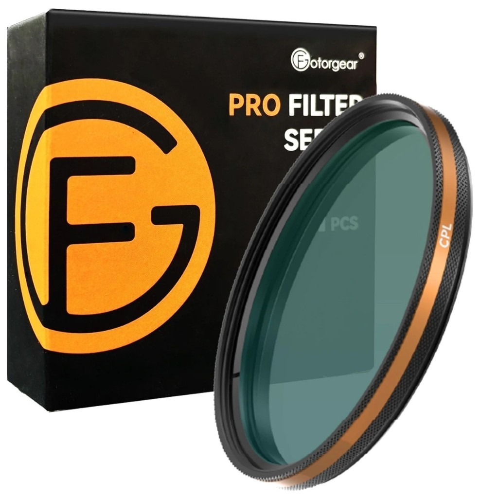 Fotorgear CPL Filter Pro ฟิลเตอร์โพลาไรซ์ ช่วงการกรองแสง 16-24 ขนาด 58mm และ 67mm ถ่ายภาพ ถ่ายวิดีโอ