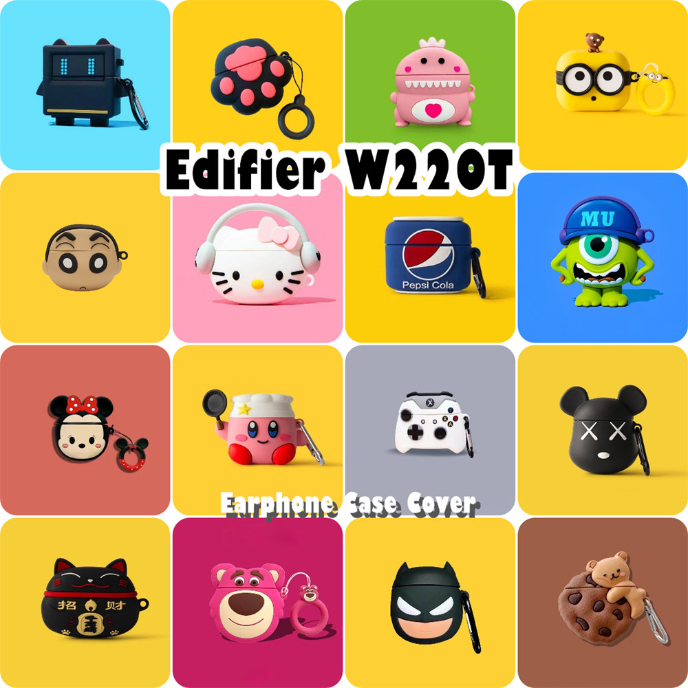 In StockFor Edifier W220T Case น่ารักการ์ตูนซิลิโคนอ่อนนุ่มหูฟังกรณีปลอก NO.1