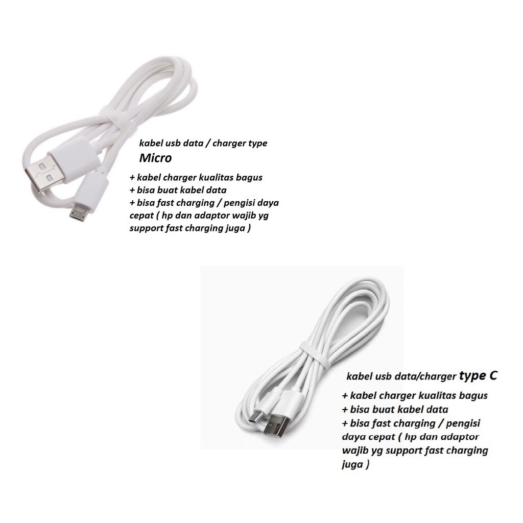 (สีขาว) สายชาร์จ Usb C & micro tecno SPARK 8 (KG6 / KG6k) - spark 8 PRO (KG8) - spark 8P (KG7 / KG7n