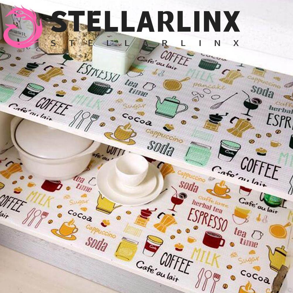 STELLARLINX เสื่อโต๊ะฝุ่น 1 ม้วนชั้นวาง Liners ตู้เสื้อผ้าตู้ตู้ลิ้นชักตู้ Placemat