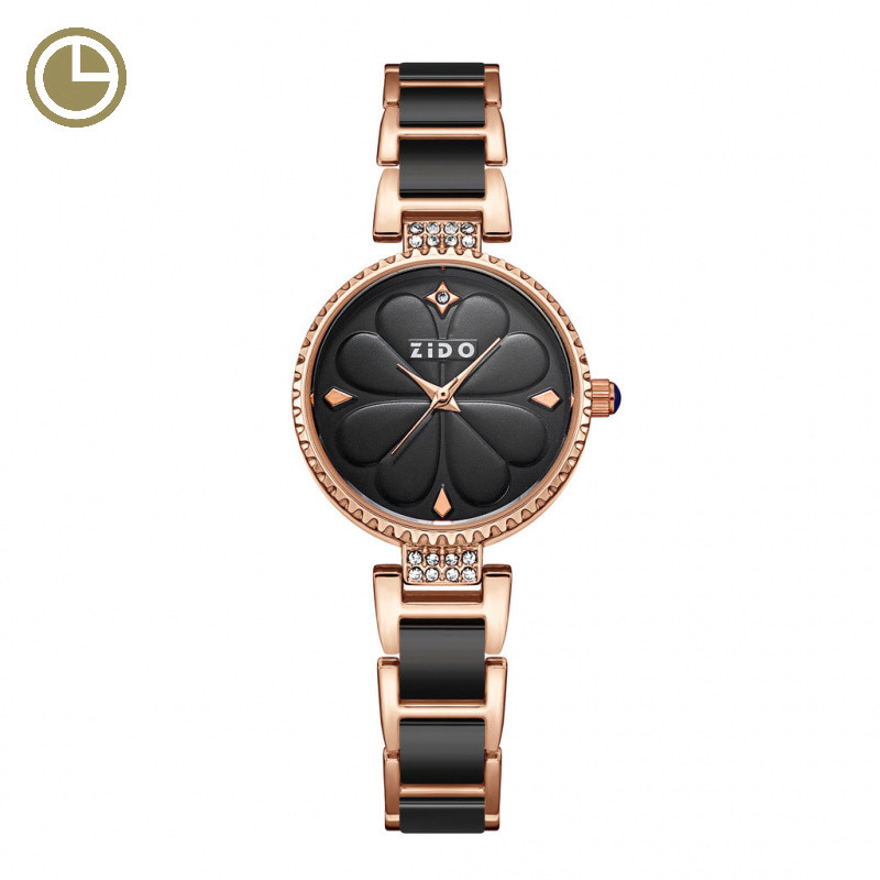 นาฬิกาแฟชั่นสุภาพสตรีสไตล์เรโทร หญ้าสี่แฉก กันน้ำ 30 เมตร ดีไซน์หรูหรา - รูปที่ 6