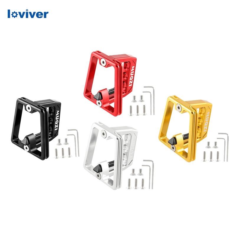 [Loviver] Ultralight จักรยานพับด้านหน้า Carrier Block อลูมิเนียมอัลลอยด์กระเป๋าจักรยาน Mount