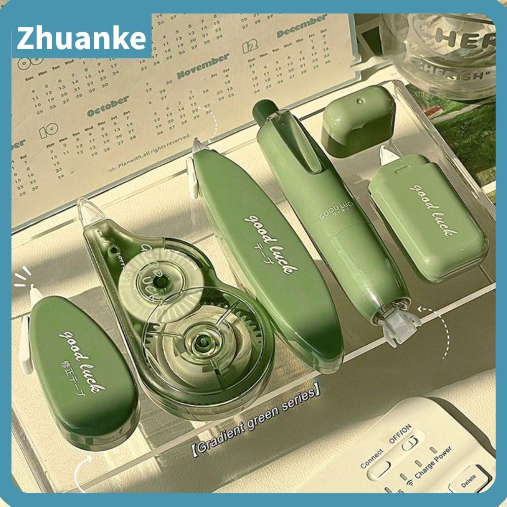 ZHUANKE เทปลบคําผิด 5 ชิ้น, เทปเคลือบเงียบเงียบแบบไม่นํากลับมาใช้ใหม่, สีไล่โทนสีแบบพกพา 36M ความจุขนาดใหญ่แก้ไขเครื่องเขียนของขวัญนักเรียน