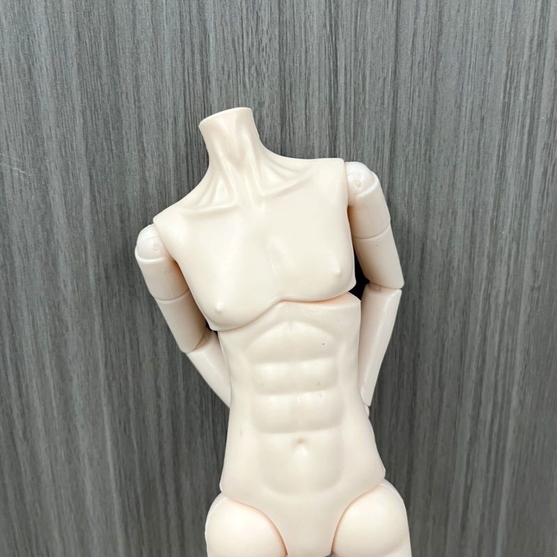 ตุ๊กตาแต่งหน้าโมเดลร่างกายชาย MJD รุ่นใหม่ 1/6 พร้อมคออะแดปเตอร์กลไก ใช้ได้กับหัวหลายแบบสำหรับ BJD