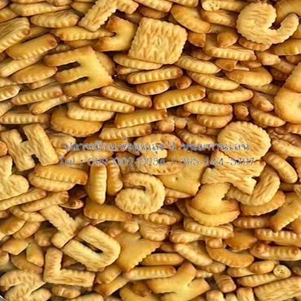 *ขนมปี๊บแบ่งขาย* ขนมปี๊บเอบีซี ABCกรอบ มัน อร่อย VFOOD ขนาด 250g 500g และ 1000 กรัม ใส่ถุงซิปล็อกซีล