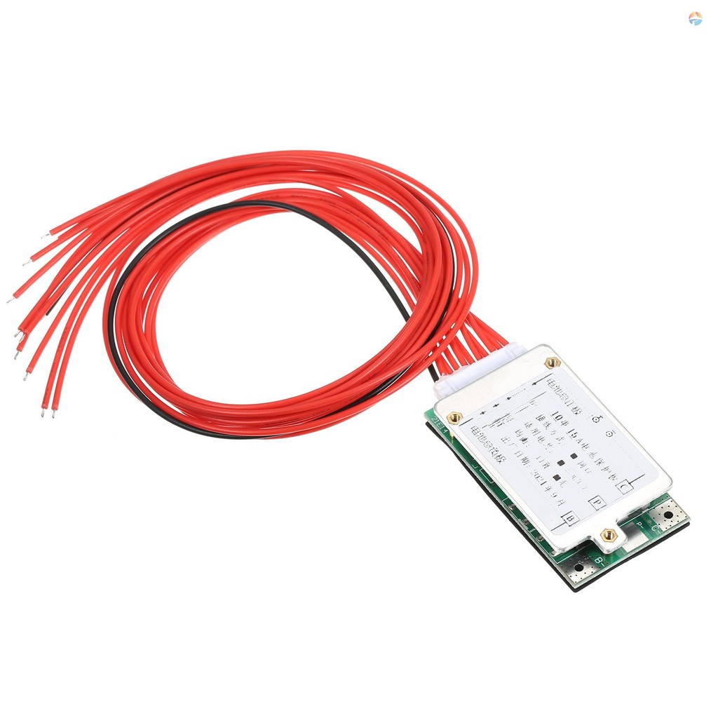 10S 15A 36V/37V บอร์ดป้องกัน Li-ion แบตเตอรี่ BMS/PCB/PCM บอร์ดพร้อมฟังก์ชั่นสมดุลสําหรับ E-Bike จักรยานไฟฟ้า