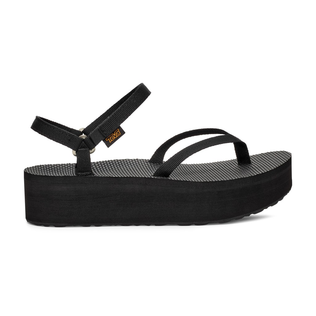 TEVA W FLATFORM SANDAL SLIM-รองเท้าแตะ Teva#1164630-BLK