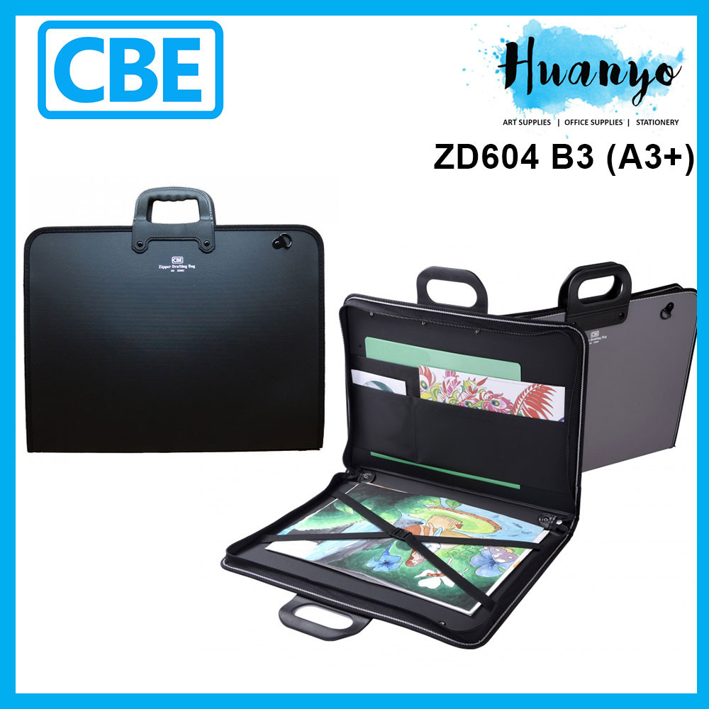 CBE Zipper Drawing/Drafting Bag B3 / A3+/ A3 Plus size (ZD-604)
