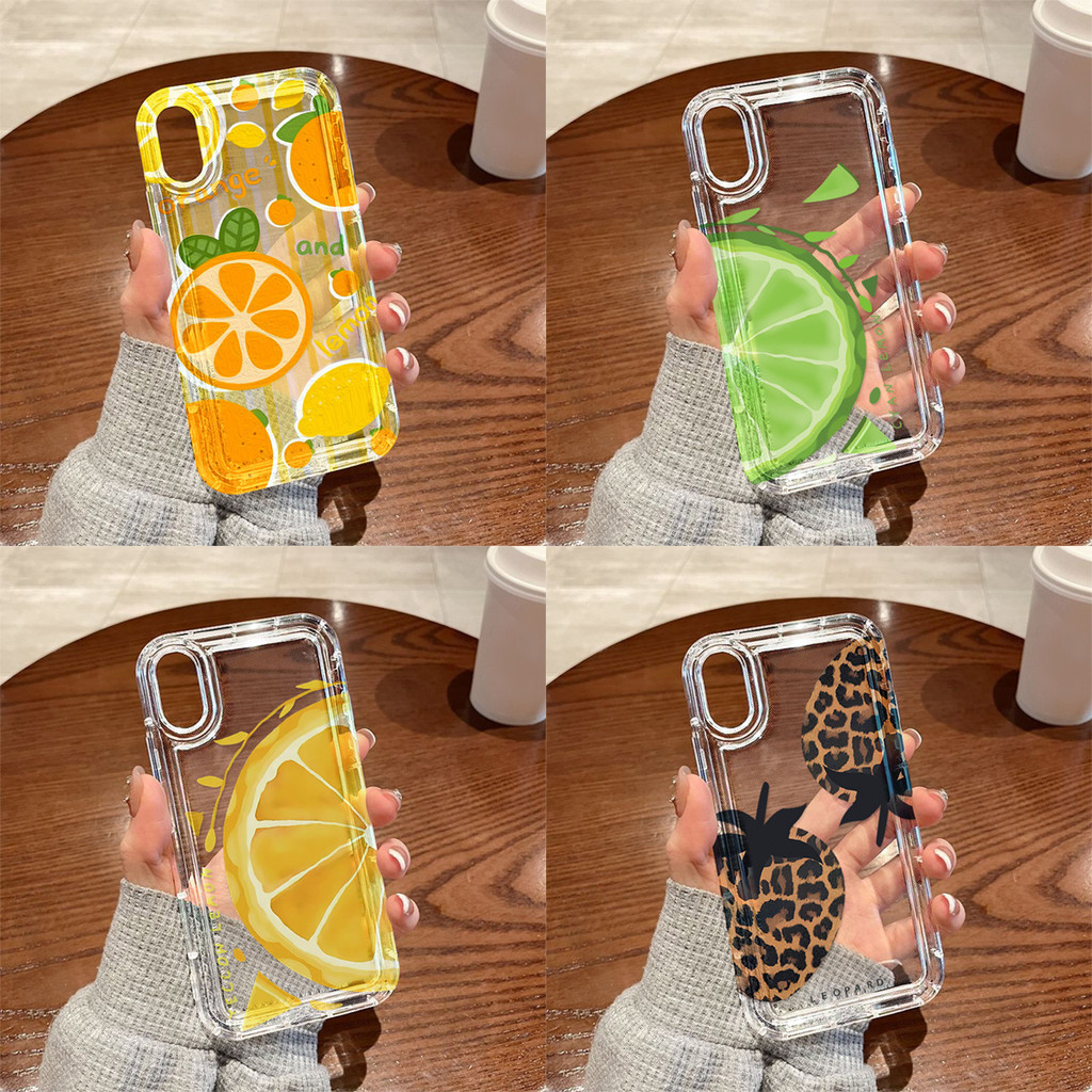 เคส for iphone 11 12 13 14 15 16 17 Air Pro Max XS Max XR X 8 7 6 15 14 Plus ลายผลไม้ เคสโทรศัพท์มือถือ เคสมือถือ