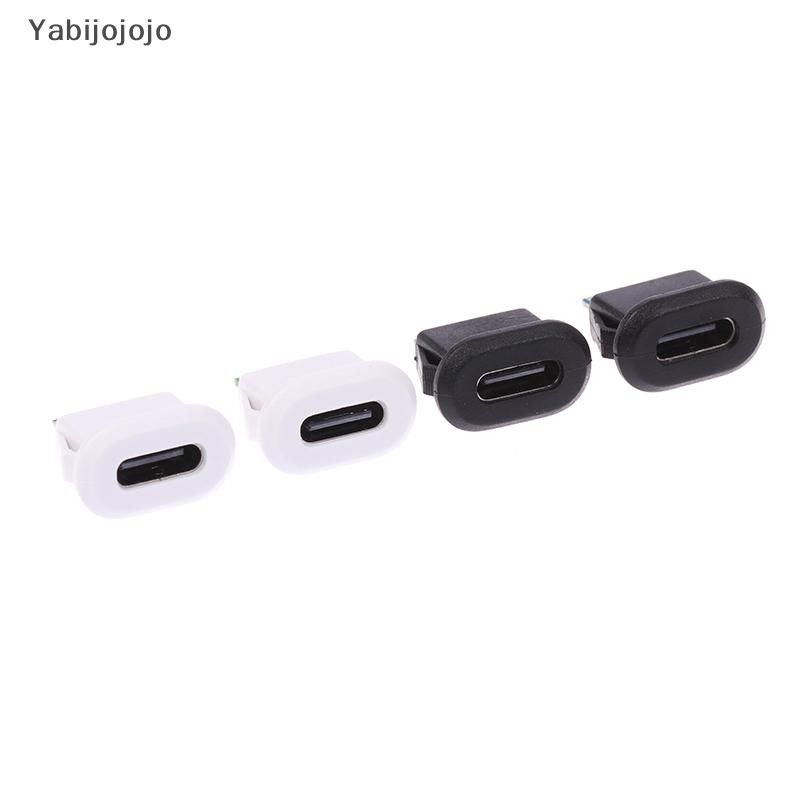 Yabijojojo USB ขั้วต่อกันน้ํา Type-C ปลั๊กหางอินเทอร์เฟซตัวเชื่อมต่อ 5A 20V High Current Fast Charging แจ็คพอร์ต USB-C ปลั๊กชาร์จใหม่