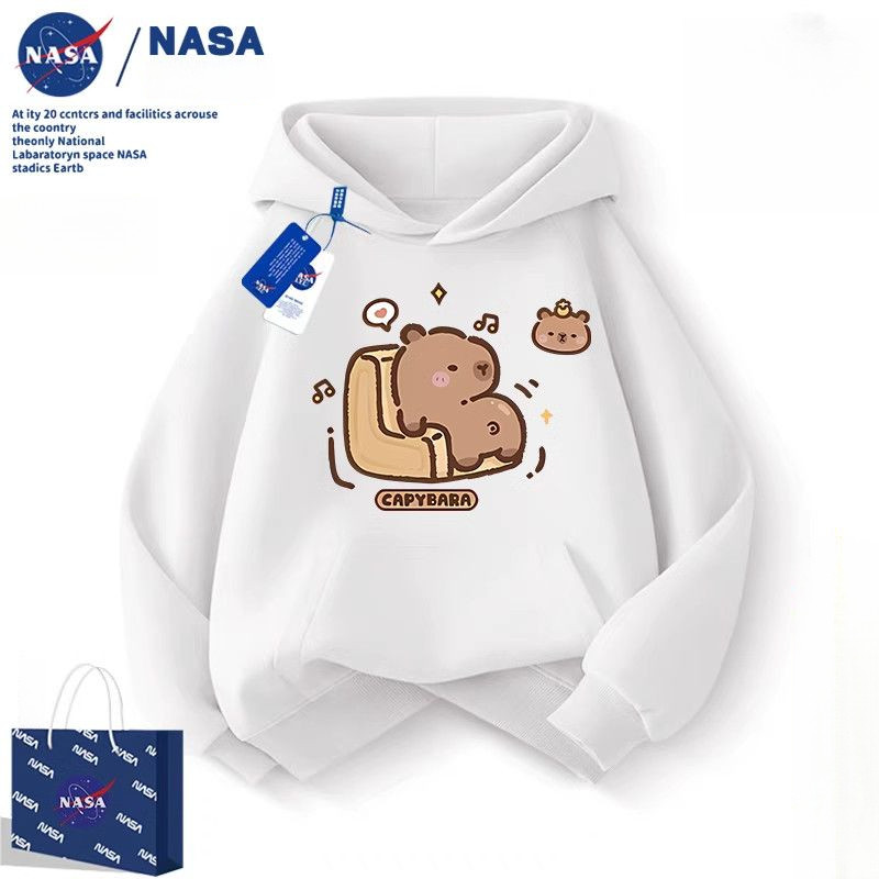 2024ใหม่ kapibara การ์ตูนเสื้อคลุมด้วยผ้าสำหรับเด็กที่สะดวกสบายและน่ารักฤดูใบไม้ร่วงฤดูหนาวคอลเลกชัน