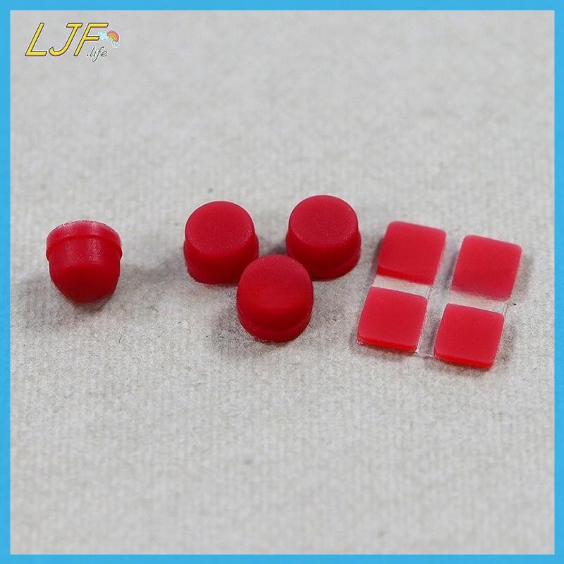 Ljf 1 ชุด Universal Foot Pad สกรูปลั๊กสําหรับ 3DS XL คอนโซลสกรูยางฟุตสําหรับ 3DSLL ด้านหน้าด้านหลังหน้าจอ LCD สกรูฝาครอบ TH - รูปที่ 3