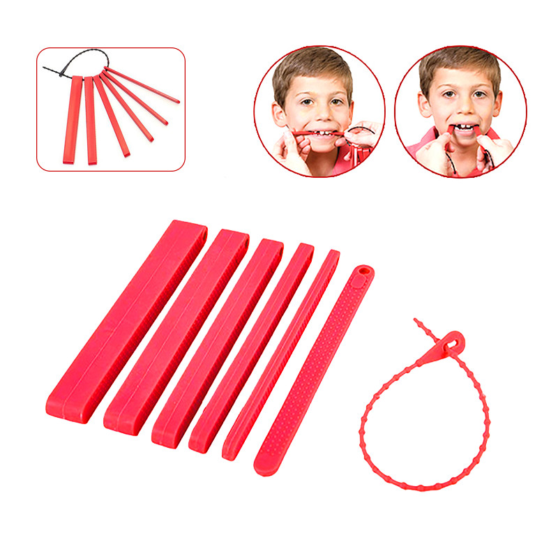ผู้ใหญ่ Oral Motor Mandible Bite Force Trainer ออทิสติก Sensory Speech Therapy Jaw Grading Stick กัดบล็อกเด็ก Chewing Teether