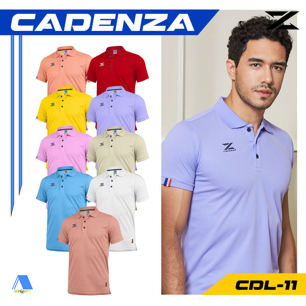 [[ส่งฟรี!! มีเงินคืน]] CADENZA เสื้อโปโล รหัส CDL-11MEN ชุดที่ 2 แท้100%