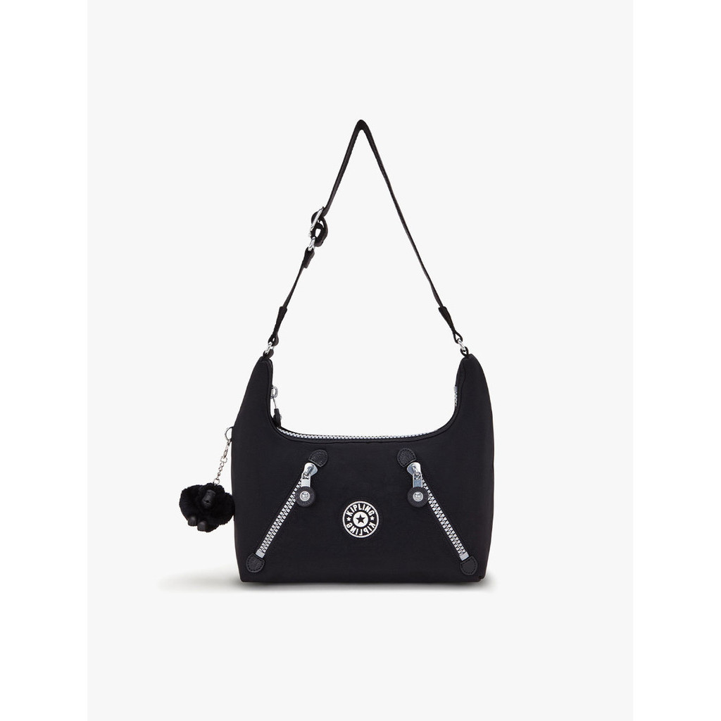GANTUNGAN KIPLING - กระเป๋าสะพายข้างผู้หญิง - NIKKI Rapid Black VIP LUXURY FREE MONKEY HANGER คิปลิง 3181 ใหม่ล่าสุด LIKE อุปกรณ์เสริมต้นฉบับ
