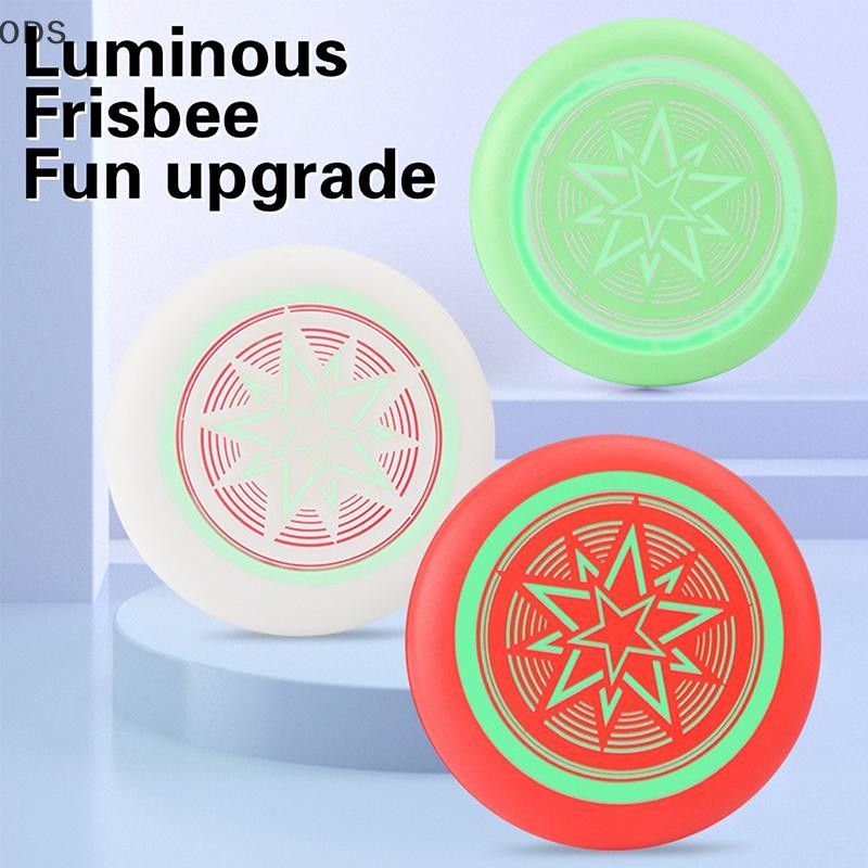 ODS Luminous Swivel Flying Discs Throwing Disc 7.87in น้ําหนักเบาสําหรับกีฬากลางแจ้ง Beach Camping เกม OD