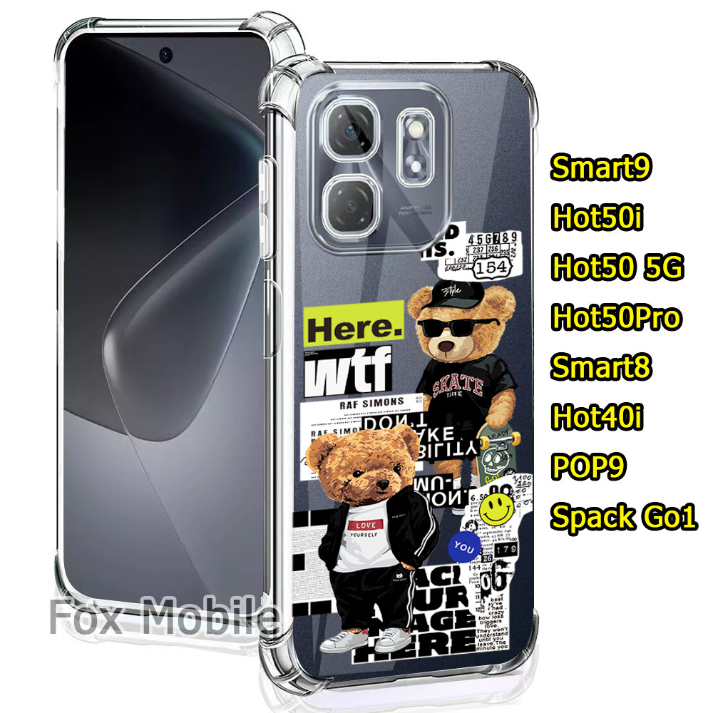 พร้อมส่ง เคสลายการ์ตูน สำหรับ infinix Smart9 Hot50i Hot50 5G Hot50Pro Hot50Pro+ POP9 Spack Go1 เคสกันกระแทก 029 TP
