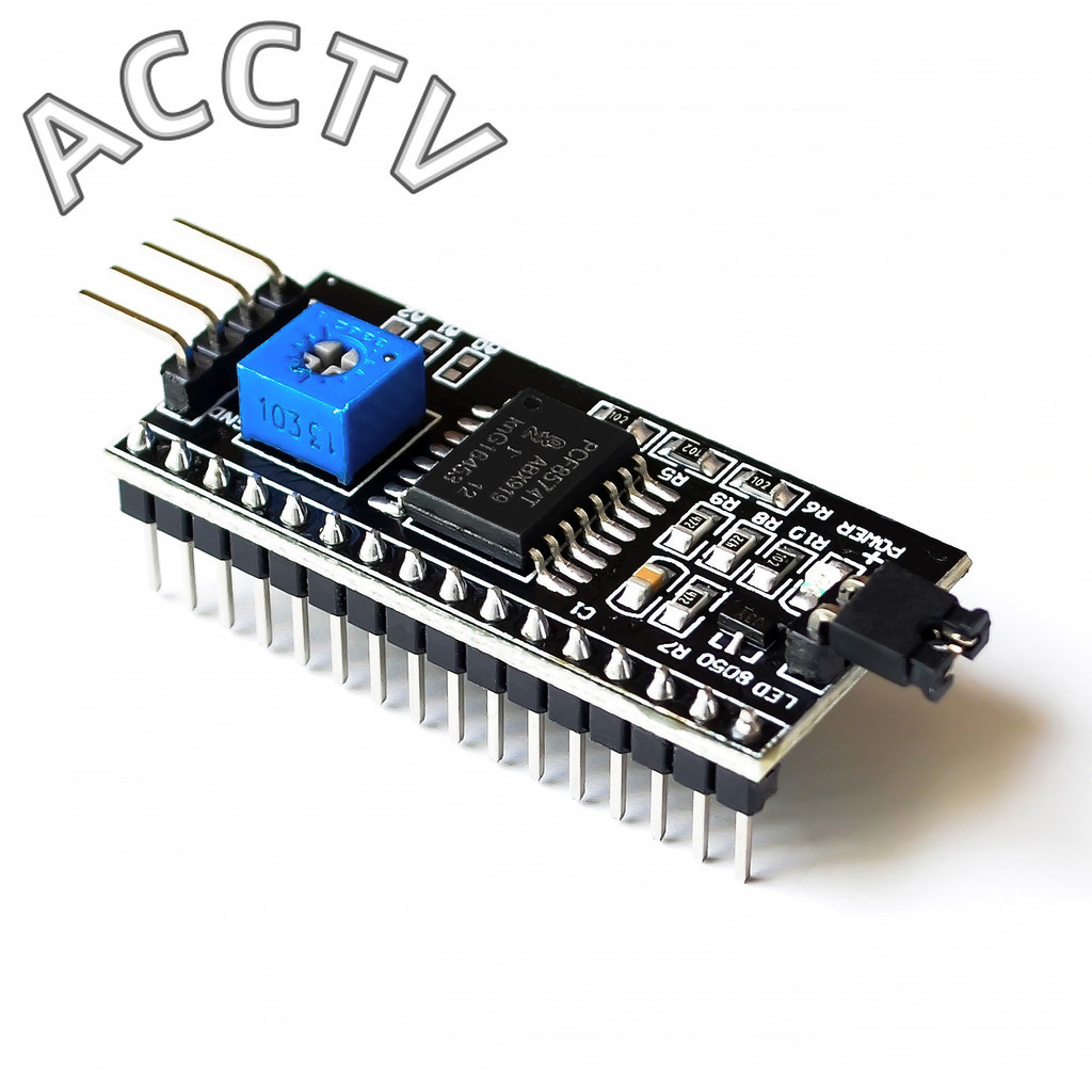 IIC/I2C / อินเทอร์เฟซ LCD1602 2004 แผ่นอะแดปเตอร์ LCD