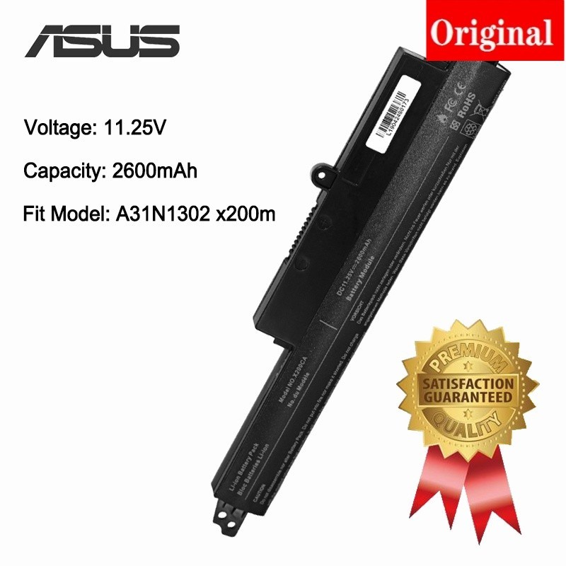 ✿A31lm9h แบตเตอรี่แล็ปท็อป Asus f200ca r200ca r202ca x200m X200MA