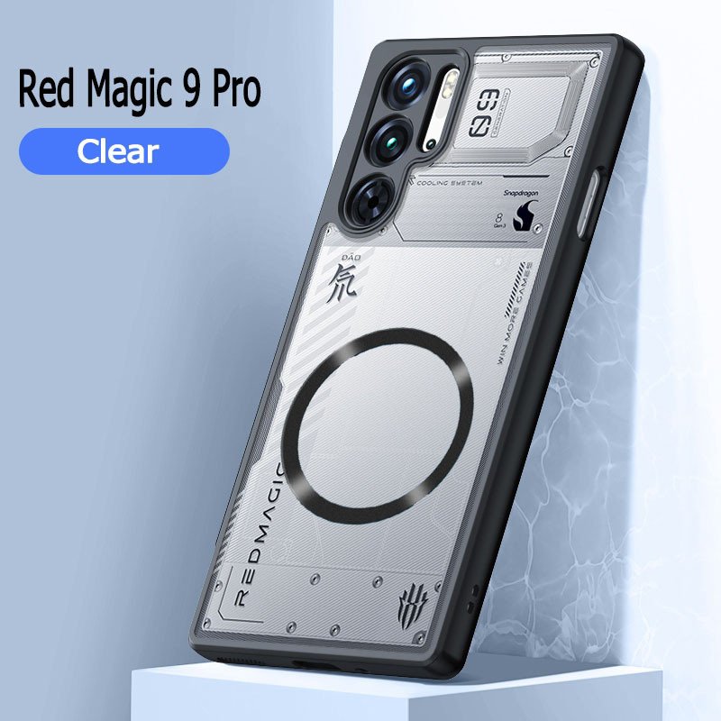เคสโทรศัพท์สําหรับ ZTE Nubia Red Magic 10 10s 9 9s 8 8s Pro Plus Pro + Clearกันกระแทกฝาครอบโทรศัพท์กรอบนุ่มแม่เหล็กกรณี ราคาถูก Shopee Lazada