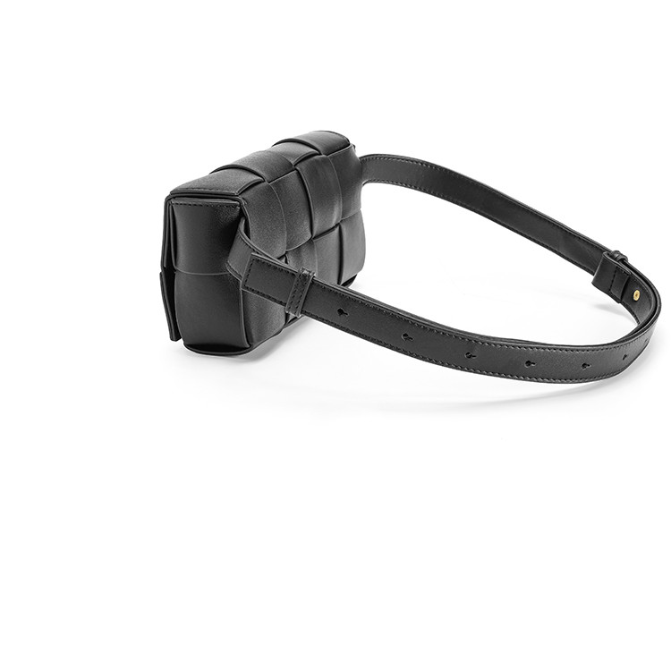 Sunwish SWS-UR14 Magnet Buckle Luxury ทอหนัง Man กระเป๋าคาดหน้าอกผู้ชายขนาดเล็กกระเป๋าคาดเอว