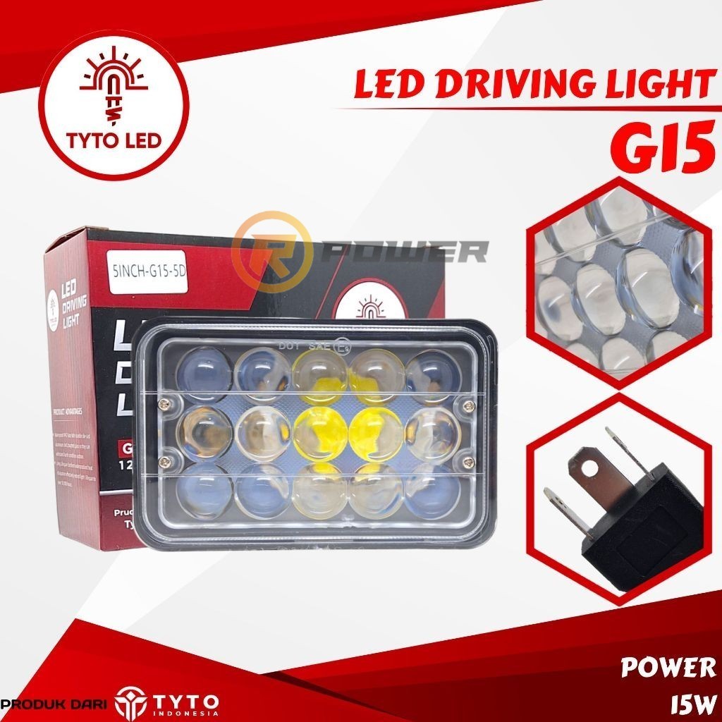 TITO G15 5 นิ้วไฟหน้า Led ขับรถสูงต่ํา 15 วัตต์กันน้ํา