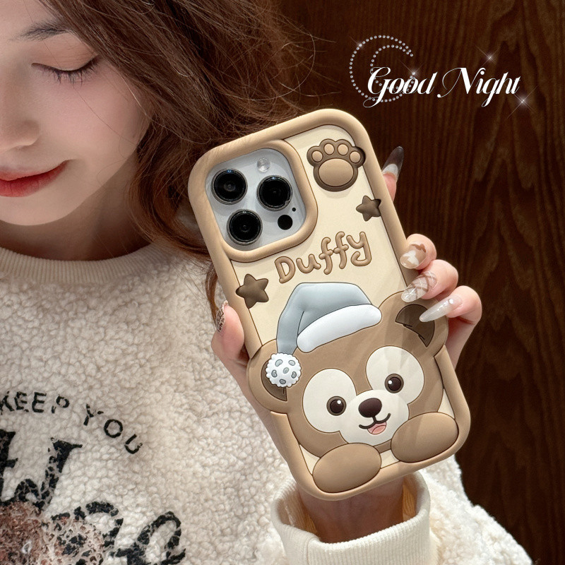 3dน่ารักการ์ตูนmiffyซิลิโคนสําหรับiphone 11 12 13 14 15 16 Pro Maxปลอกซิลิโคนอ่อนนุ่มป้องกันการตกฝาครอบป้องกันสําหรับiPhone16 กรณี