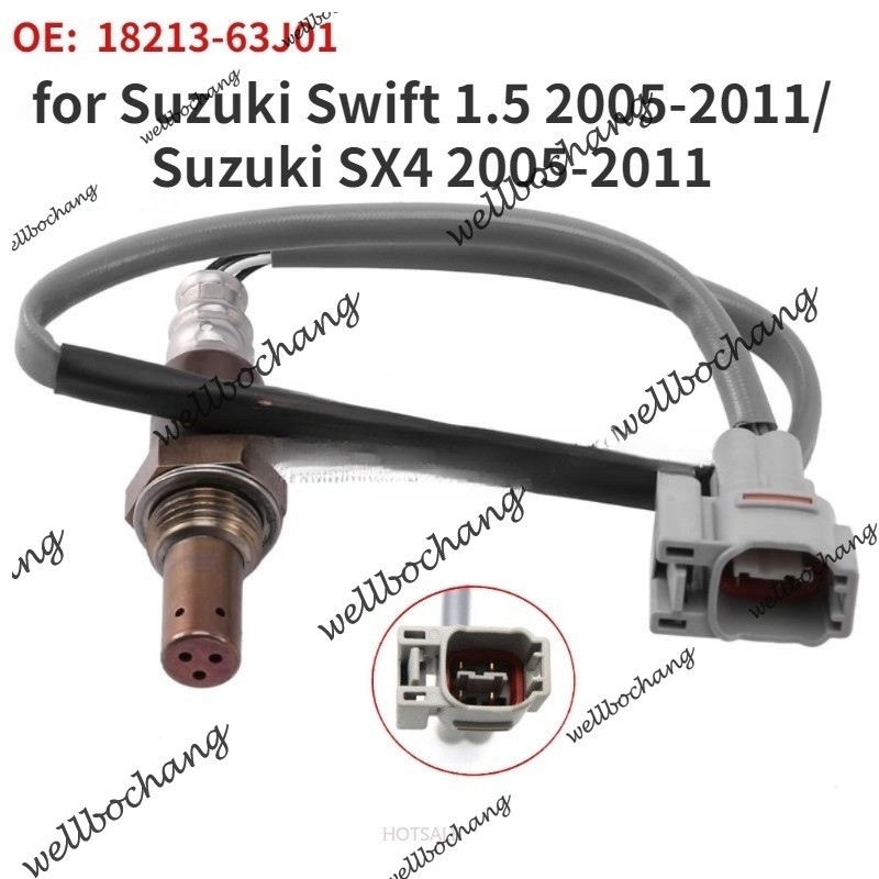 SUZUKI แท้ เซ็นเซอร์ออกซิเจน สําหรับ ซูซูกิ รวดเร็ว 1.5 2005-2011 ซูซูกิ SX4 2005-2011 18213-63เจ011821363เจ01 (หน้า)