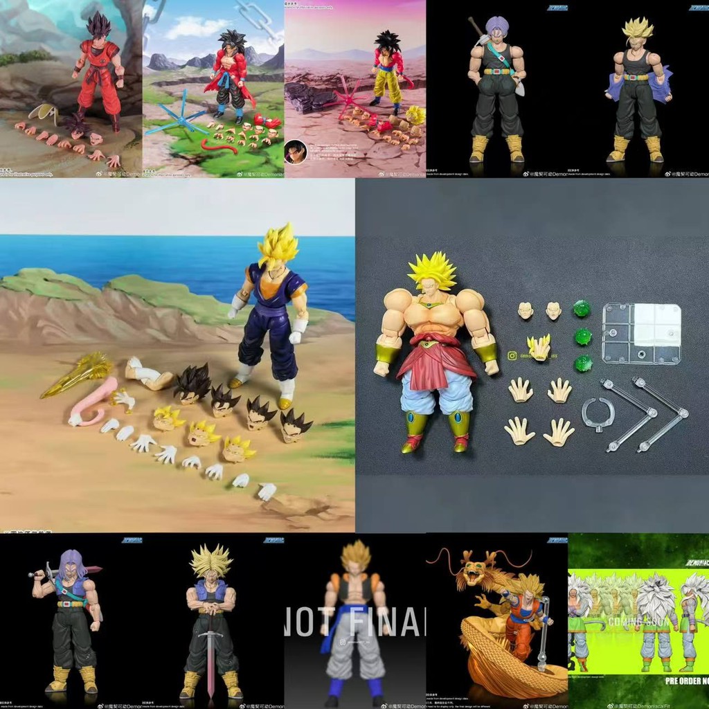 Demoniacal Fit Dragon Ball Super Saiyan 4 Goku Vegito Broly Trunks Dragon Fist 10x Kai King Fist Uni