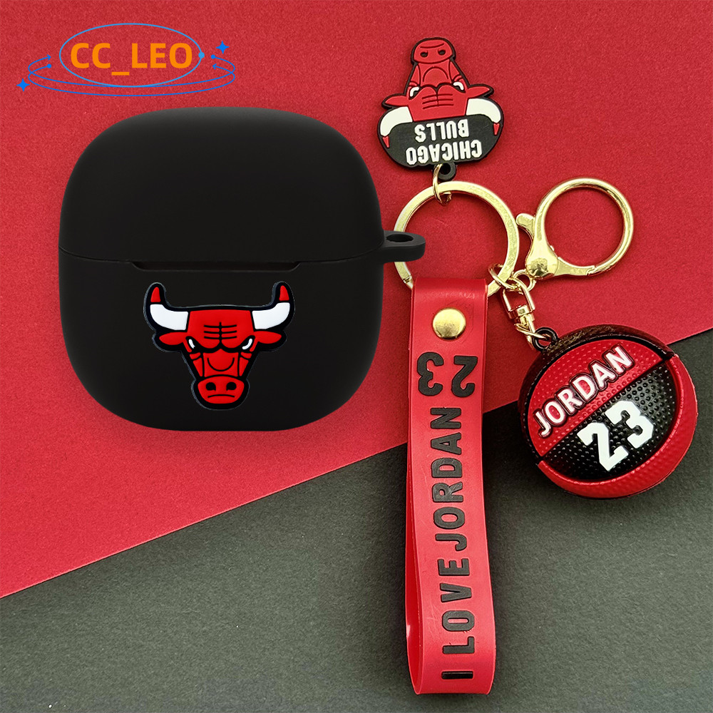 Case for EDIFIER X1 Lite Cartoon Basketball Football Keychain Pendant EDIFIER T10 Silicone Soft Case