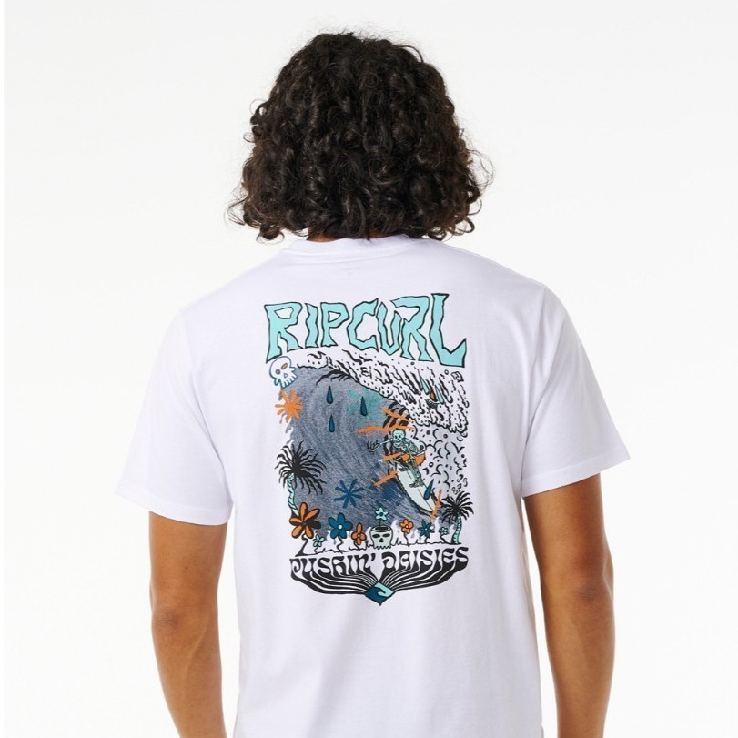 RIPCURL เสื้อยืด 0GMMTE PUSHIN DAISIES TEE W24