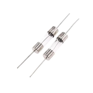 20/10 ชิ้น 5*20 มิลลิเมตร Axial Glass ฟิวส์หลอด 250 โวลต์พร้อมลวดตะกั่ว 2A 5A 8A 10A 12A 15A เตาแม่เหล็กไฟฟ้าฟิวส์