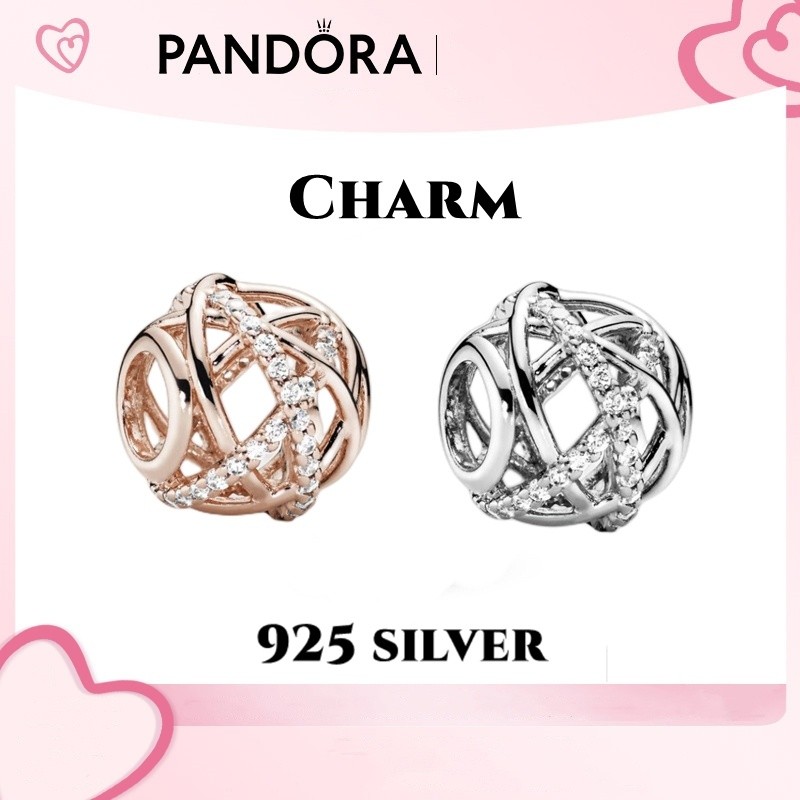 เงินสเตอร์ลิง 925 จี้เสน่ห์ลูกปัดเหมาะสําหรับสวมใส่สร้อยข้อมือหรือสร้อยคอรุ่นเดิม แพนโดร่า ส925 เครื่องประดับเงินสเตอร์ลิงสร้อยข้อมือจี้ 72โอ