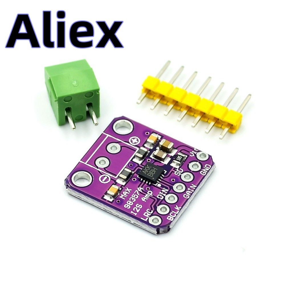 Max98357 I2S 3W Class D Amplifier Breakout Interface Dac ถอดรหัสโมดูล Filterless Audio Board สําหรับ Raspberry Pi Esp32