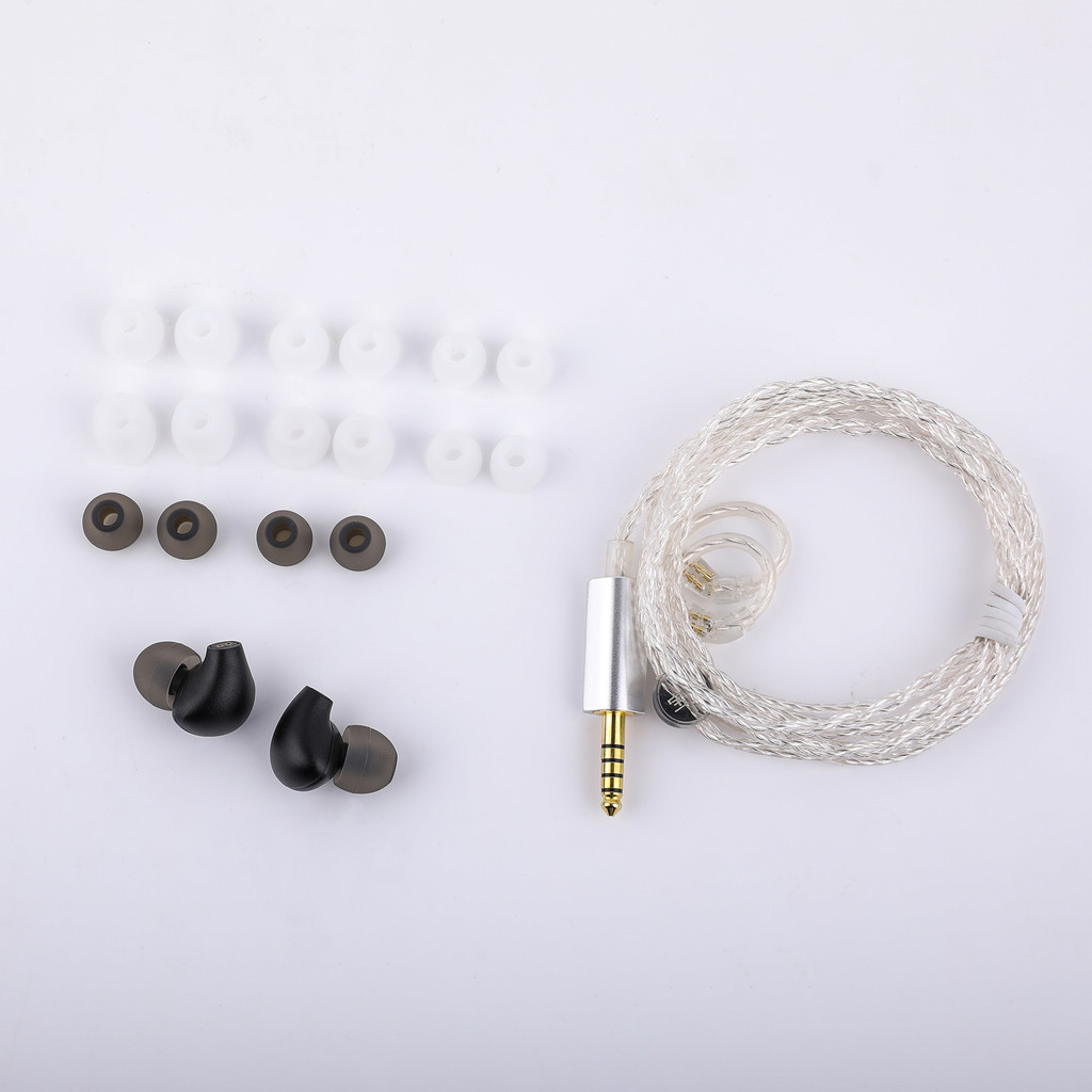Blon BL03 II 10 มม.Dual-Chamber Dynamic Driver IEM Hifi หูฟัง 0.78 มม.2 พินที่ถอดออกได้สายความเข้ากันได้