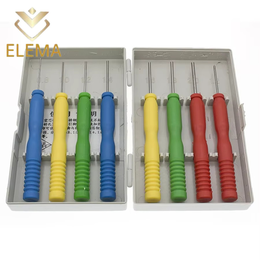 8 ชิ้นเข็มกลวง Desoldering เครื่องมือส่วนประกอบอิเล็กทรอนิกส์ Non-stick Tin ชุดสแตนเลสสําหรับบัดกรี Assist อุปกรณ์เสริม
