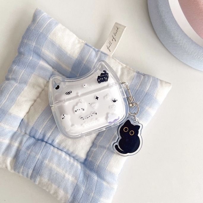 แมวน่ารักเหมาะสําหรับ แอร์พอด รุ่นที่ 4 หูฟังเคสป้องกัน 2มือโปร 235ไทย รุ่น แอปเปิล บลูทู ธ เปลือกการ์ตูนหญิง