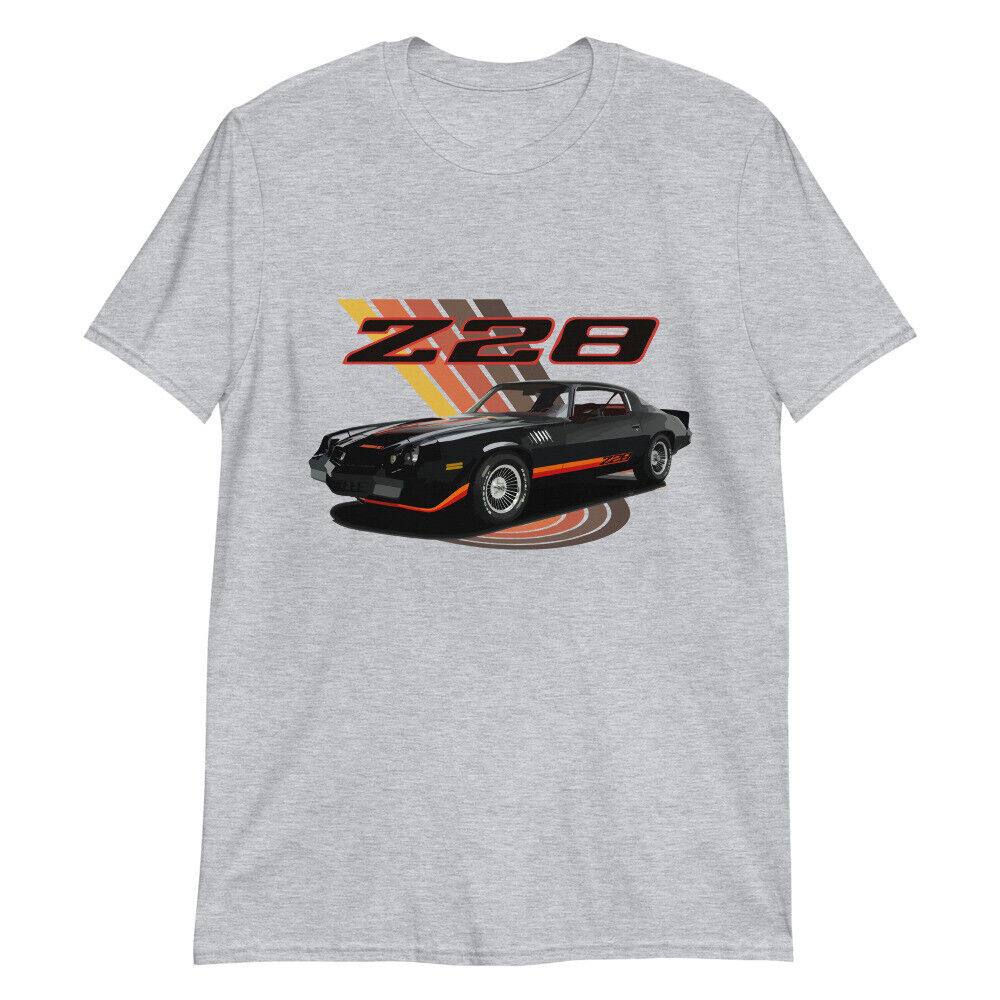 1979 Camaro Z28 Retro 70S 1970S กล้ามเนื้อรถเสื้อยืดแขนสั้น