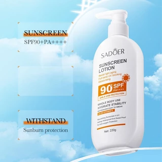 POPO【1แถม1】SADOERครีมกันแดด ครีมกันแดด สดชื่น หน้ากระจ่างใส ควบคุมความมันบำรุงผิวSPF90+PA++++ไม่เหนียวเหนอะหนะทั่วผิวกาย