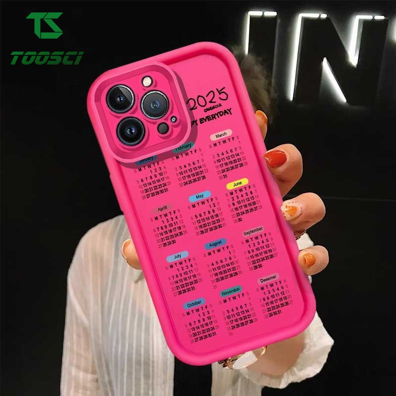 TOOSCI 2025 ปีปฏิทินเคสโทรศัพท์สําหรับ OPPO A83 A1 F9 A79 F5 YOUTH A73 A75 F7 Realme 7I C17 8 PRO 8I