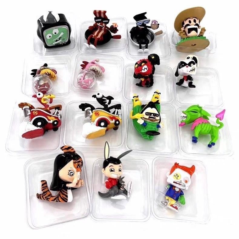 ♞,♘,♙ของเล่นส่งออกต่างประเทศ ตุ๊กตาถุงตาบอดสุดเทรนด์ Fgteev ตุ๊กตามือลึกลับ ซีซั่น 3 ของประดับตุ๊กตา