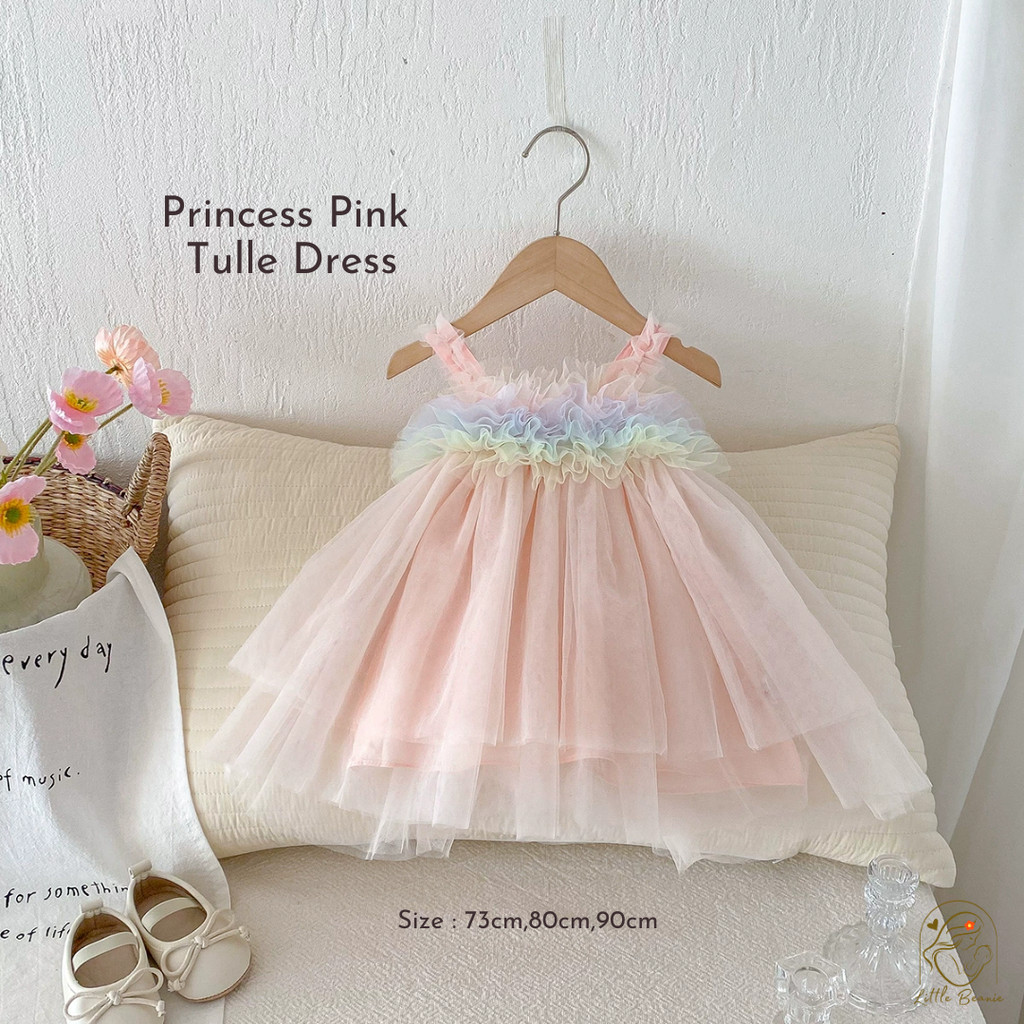 LittleBeanie PRINCESS PINK TULLE DRESS